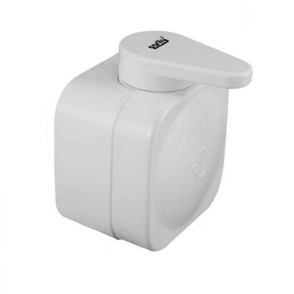 Trade Shop - Porta Sapone Liquido Dispenser A Parete A Ventosa Bianco  Accessori Bagno 59546