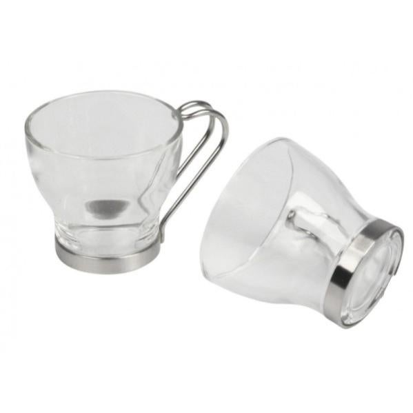 Set 2 tazzine da caffè in vetro borosilicato Timeless