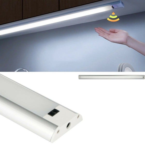 Trade Shop - Barra A Led Sottopensile Cucina Luce Lampada Con Sensore  Movimento Mano 30cm