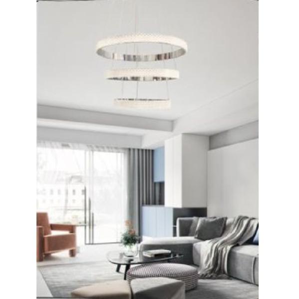 Lampadario di cristallo a LED dimmerabile su una stringa LED/40W/230V