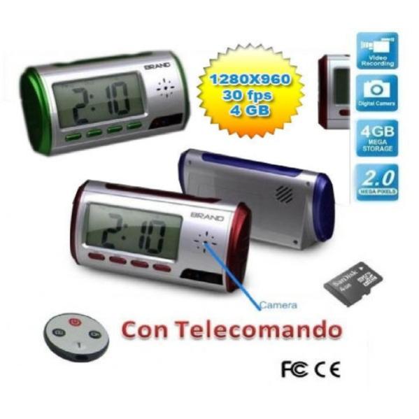 MICROCAMERA SPY FULL HD REGISTRATORE SPY CAM AUDIO VIDEO ALIMENTAZIONE Continua Motion Camera