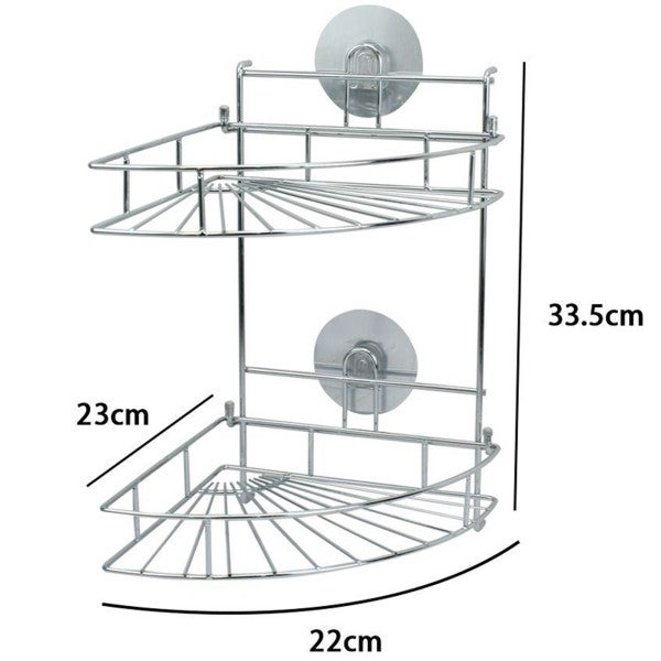 ANGOLIERA BAGNO 2 RIPIANI 22x22x34.5cm - Bricomania