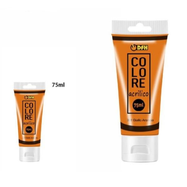 DecoArt Vernice Acrilica Per Vetro Colorato Traslucido - 59 Ml, Colore Giallo - Per Dipingere Su Superfici Di Vetro