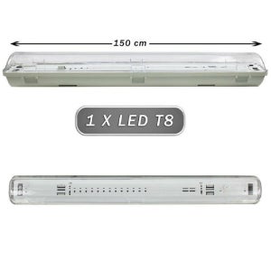 Kit tubo LED + striscia T8 120cm - Barcelona LED