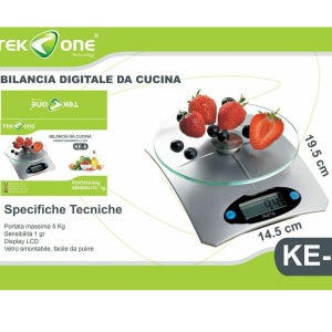 Bilancia Cucina Digitale 10Kg Alimenti Elettronica Display LCD