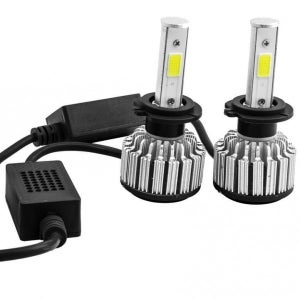 Coppia di lampadine gialle a bulbi 12 led per auto 12Volt S25 LUCE