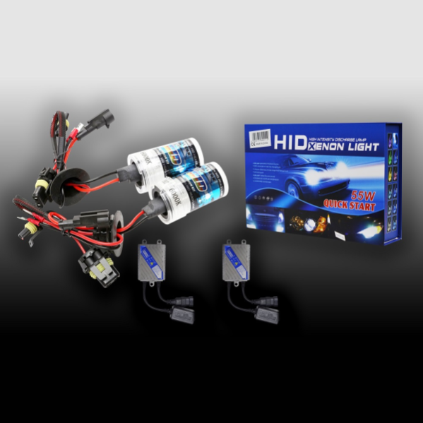 Kit Xénon H1 6000K - Phares Blanc Intense Pour Voiture, Camion Ou Moto
