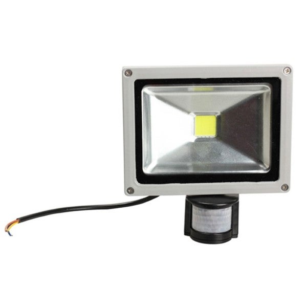 Faro LED 100W Luce Alta Luminosita 8000lm Faretto esterno con Sensore