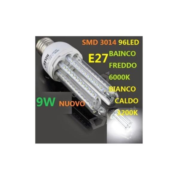 Lampadina Per Piante 200 LED 30W E27 - Luce Per Crescita Piante, Basso Consumo, Colore Rosso/Blu, In PVC
