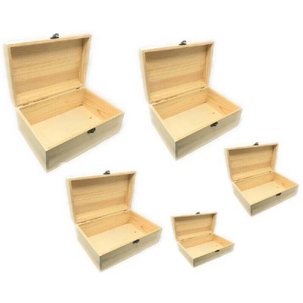 Set 2 scatole in legno, porta oggetti, da decorare - Decoupage, Hobbistica  - Kartoflak