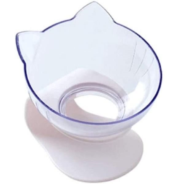 Ciotolina Rialzata Per Gatti Pixi - Design Ergonomico, 2 Ciotole In Acciaio - Foto 4