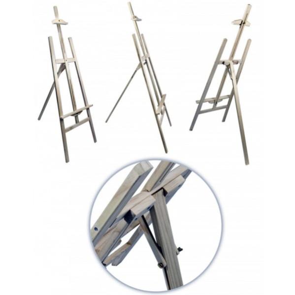 Danieli - Espositore da Terra a Cavalletto Bifacciale Pieghevole in Metallo 2xA1. Chiusura a Fisarmonica. Cavalletto per Avvisi e Poster | Leroy Merlin