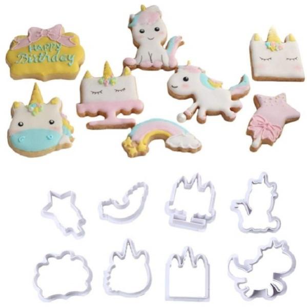 ScrapCooking Secchio 16 Stampini Per Biscotti Fairytale - Formine Metalliche Unicorno, Sirena, Stella - Idea Regalo Pasticceria - 2