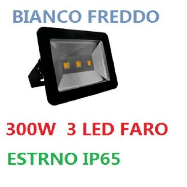 Trade Shop Faro Faretto A Led W Watt Nero Ip Da Esterno Con