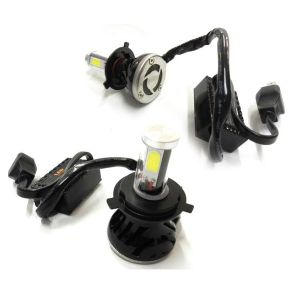 Pack Ampoules LED H4 DAIHATSU Cuore II L80, L81 (10.1980 à 09.1985) - Blanc 72W