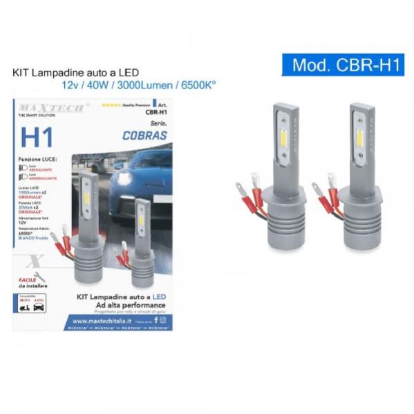 Kit 2 lampadine H1 - 6000K - 55W di ricambio per Kit Xenon HID auto e Moto