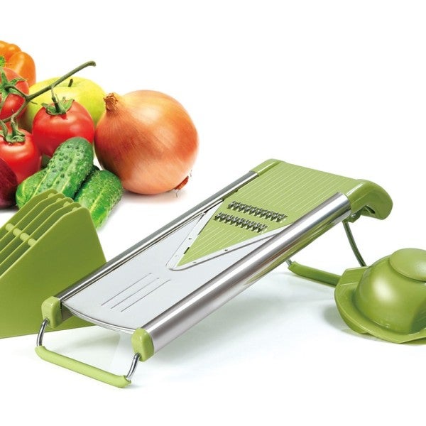 Trade Shop - Multifunzione Trituratore Verdure Slicer Grater Pelapatate  Dicer Cutter Chopper