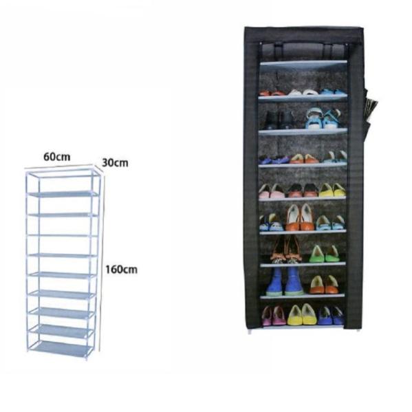 Relaxdays Scarpiera a 3 Ripiani, Scaffale Slim HxLxP