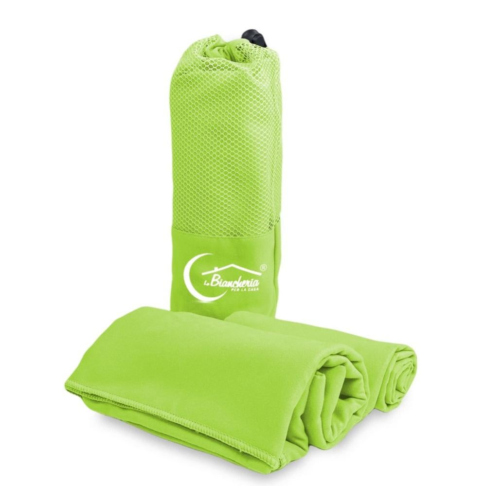 Generic 3 Serviette microfibre douce double face - jaune/gris - medium 30*40 à prix pas cher | Maroc