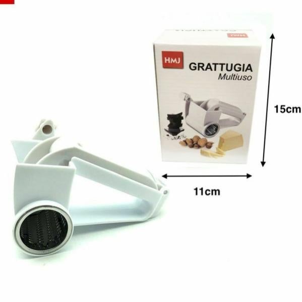 Cabilock Grattugia Multiuso A 4 Facce In Acciaio Inox 430 - Utensile Da Cucina Portatile Con Lame Resistenti Per Verdure, Formaggio E Frutta