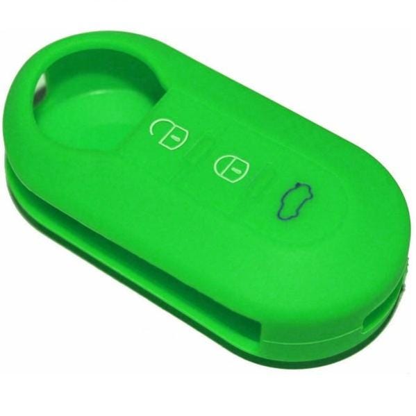 Guscio Chiave In Plastica Rigida Rosso Per Fiat Grande Punto, Bravo, 500, Lancia Y E Musa – 3 Pulsanti