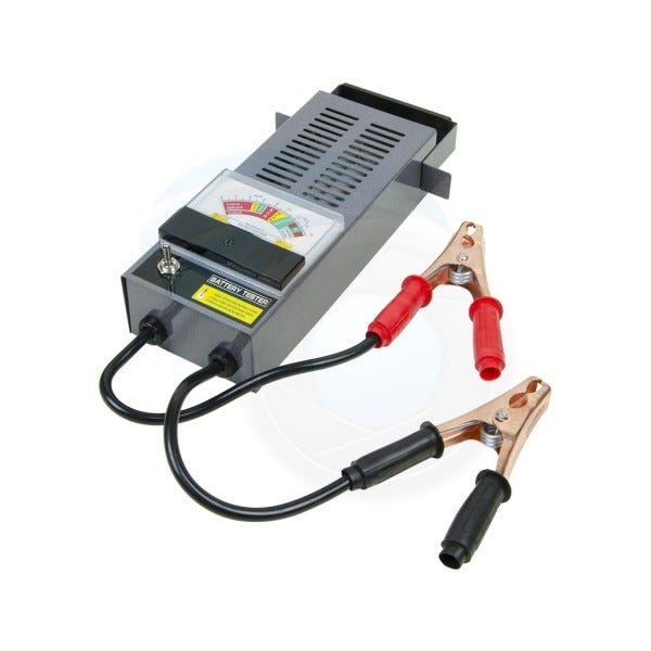 Trade Shop - Tester Portatile Per Controllo Batteria Auto Moto Da 100 Amp A  6v E 12v Con Cavi