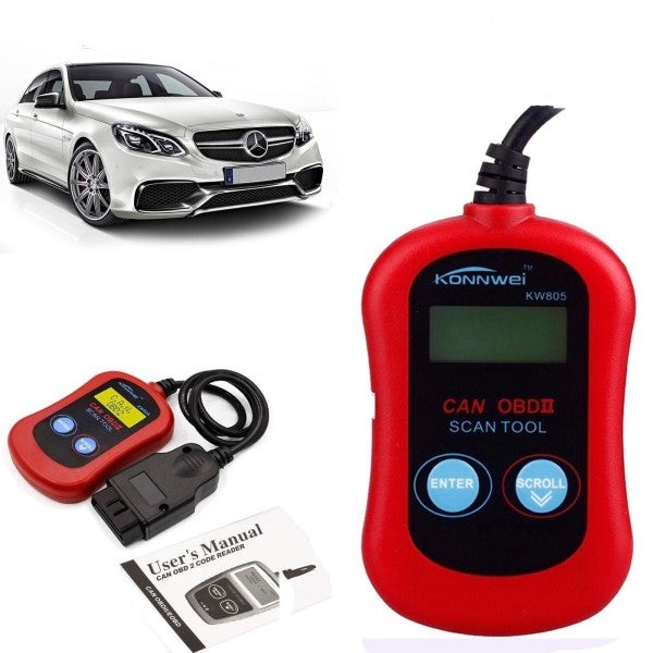 TESTER OBD2 II SCANNER LETTORE DI CODICI DIAGNOSTICA LA CENTRALINA AUTO  COD.U581