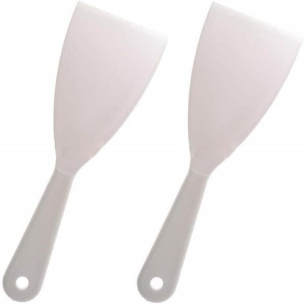 KitchenCraft Sweetly Does It Set Di 2 Spatole/Raschietti Per Torte – Liscio E Seghettato, Bianco
