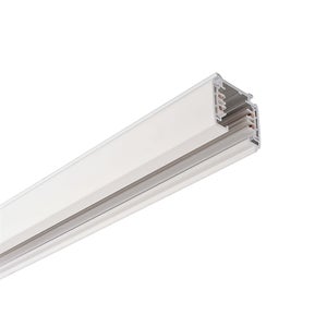 LINEAR 100 barra luminosa LED 30W faretto binario track trifase slim luce  negozio ufficio 1mt 230V NERO 3000K