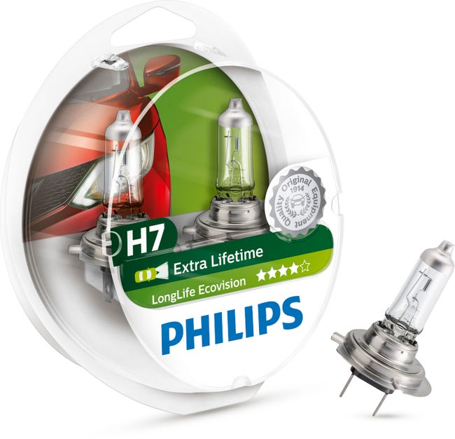 PHILIPS LongLife EcoVision 2 H7 12V 55W