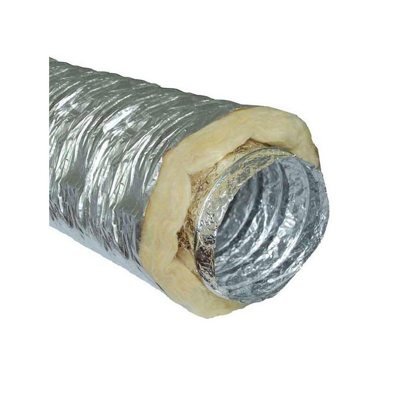 Gaine en laine de roche, 35 x 30 mm x 1 m, isolation des tuyaux, avec  revêtement en aluminium, 0,040 W/MK