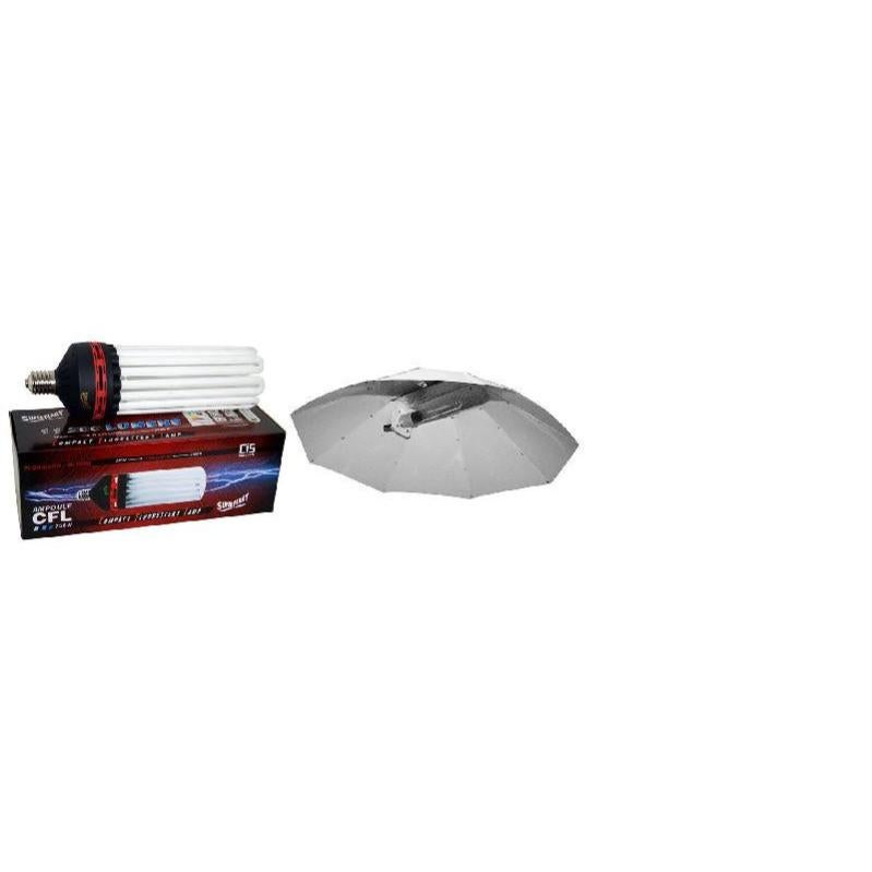 Kit éclairage Floraison Ampoule CFL 250W + Réflecteur parabolique