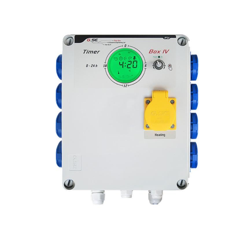 Timer box 8 prises + chauffage 4'600W GSE Leroy Merlin