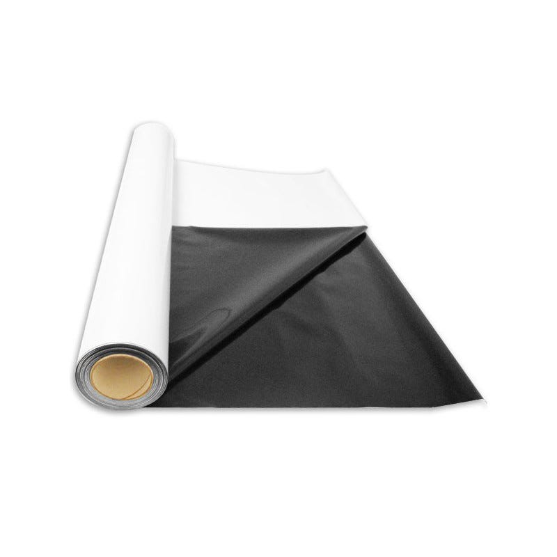 Bâche plastique d'ensilage noir/blanc, le rouleau de 10m x 50m