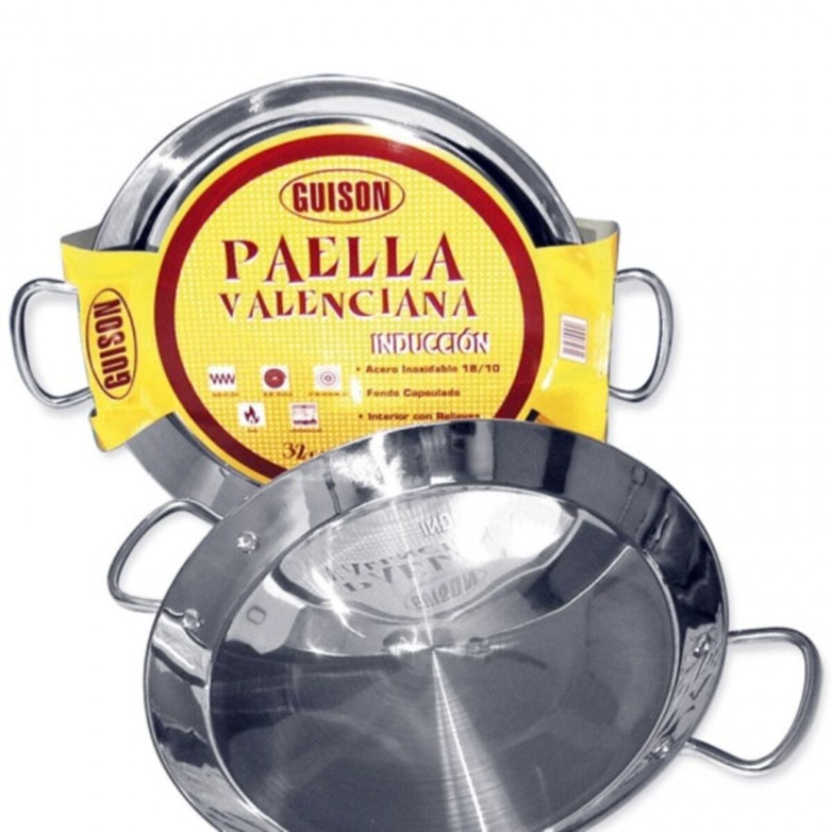 Couvercle 32cm en acier inoxydable pour poêles à Paella
