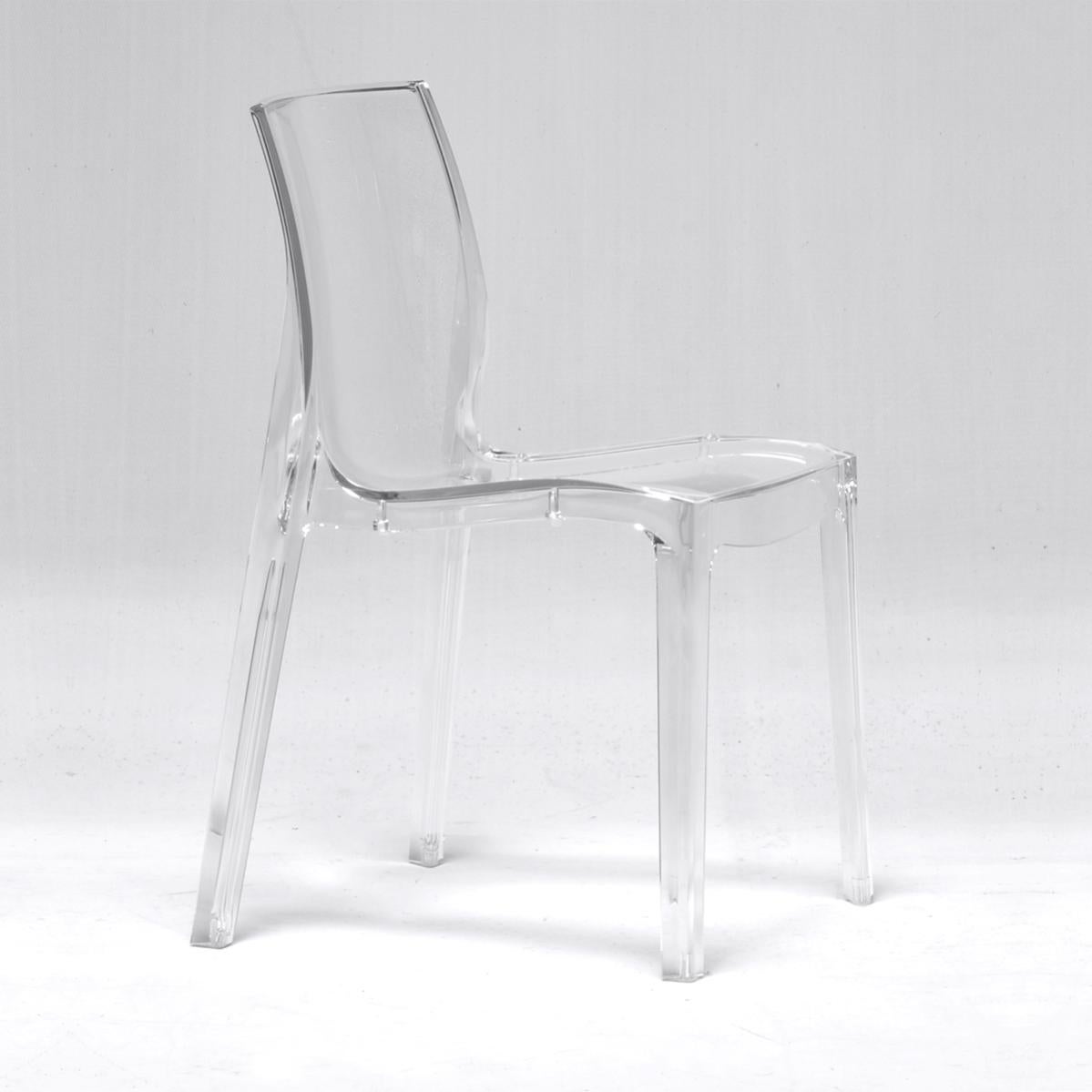 Chaise polycarbonate Manuel Transparent  Leroy Merlin