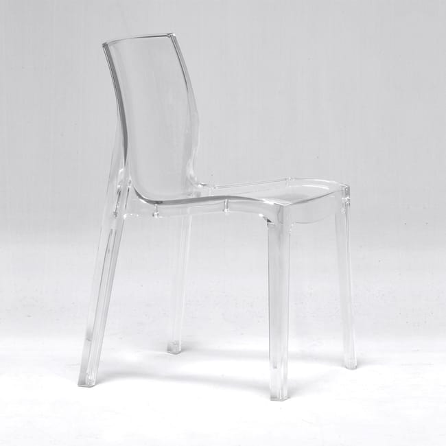 Chaise polycarbonate Manuel Transparent  Leroy Merlin
