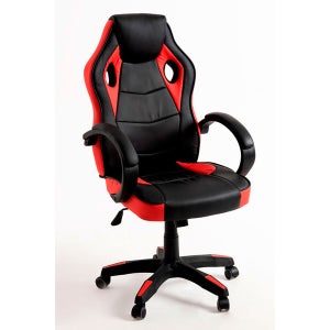 Silla Gaming Spider-S regulable silla escritorio juvenil en Negro y Azul