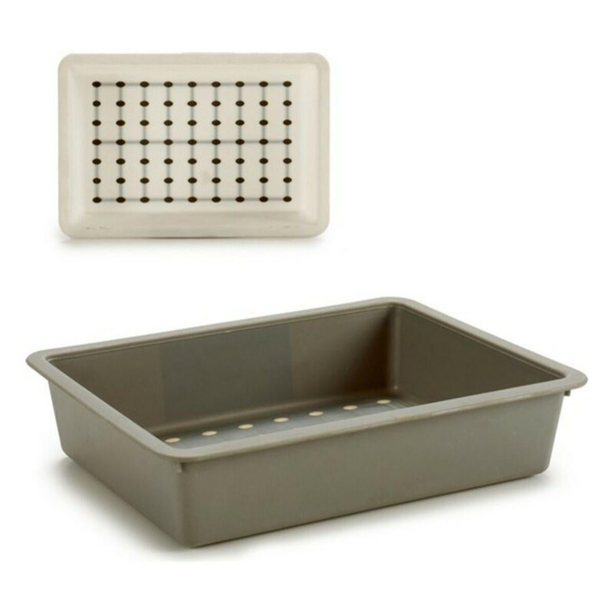Papelera Metálica Q-Connect 44053 - 13 Litros, Color Negro, Ideal Para Oficina O Casa