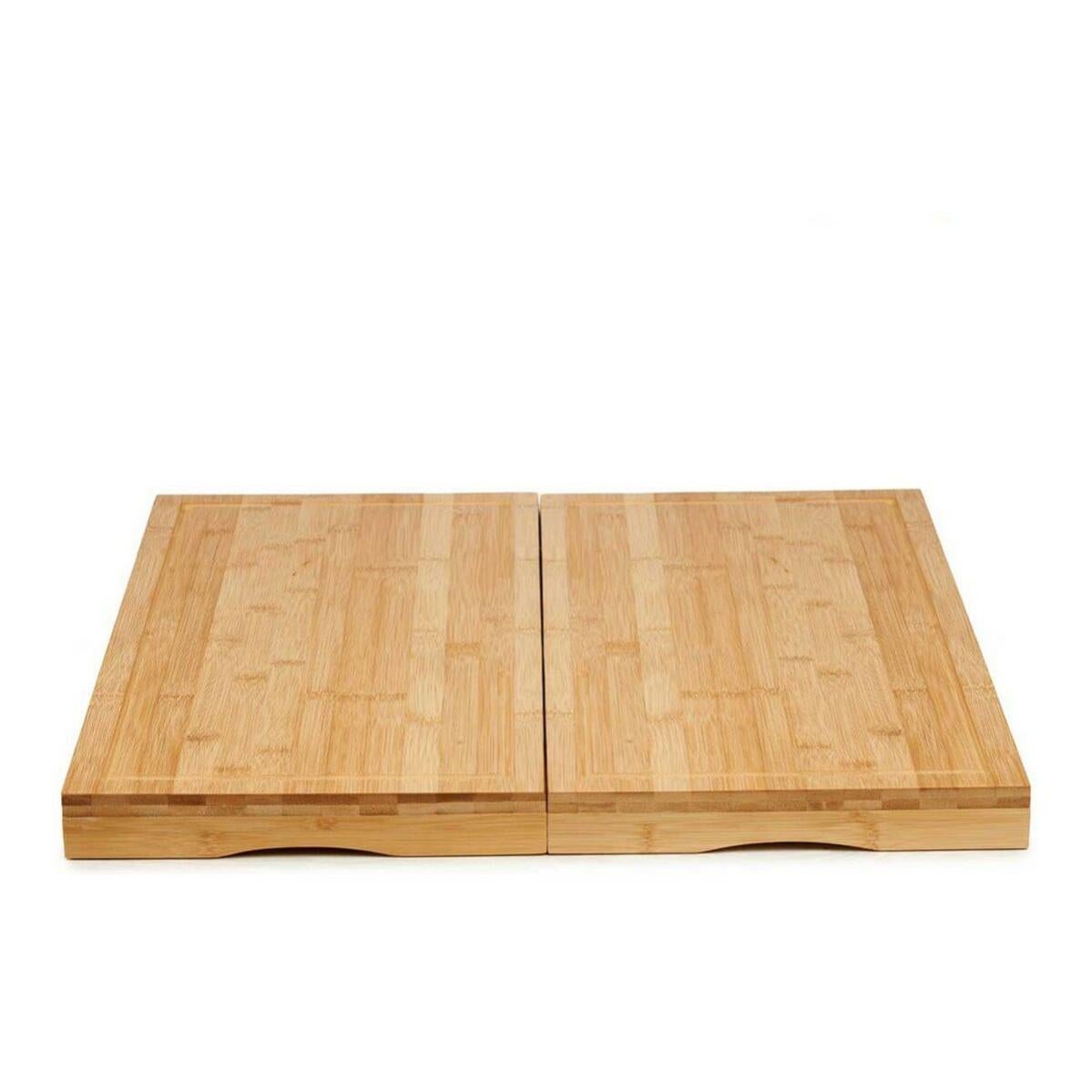 Set Tabla de cortar Bambú Natural (2 Piezas) (28 x 54 x 4 cm) Leroy