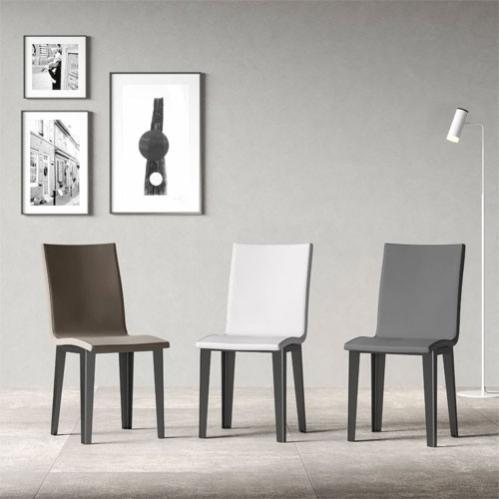 COSTWAY Set Di 2 Sedie Da Pranzo In Velluto, Sedie Imbottite Da Cucina Con Gambe In Metallo E Piedini Regolabili Sedie Senza Braccioli Moderne Per Soggiorno Cucina Bar 60 X 52 X 80 Cm Grigio 74292947 - Foto 6