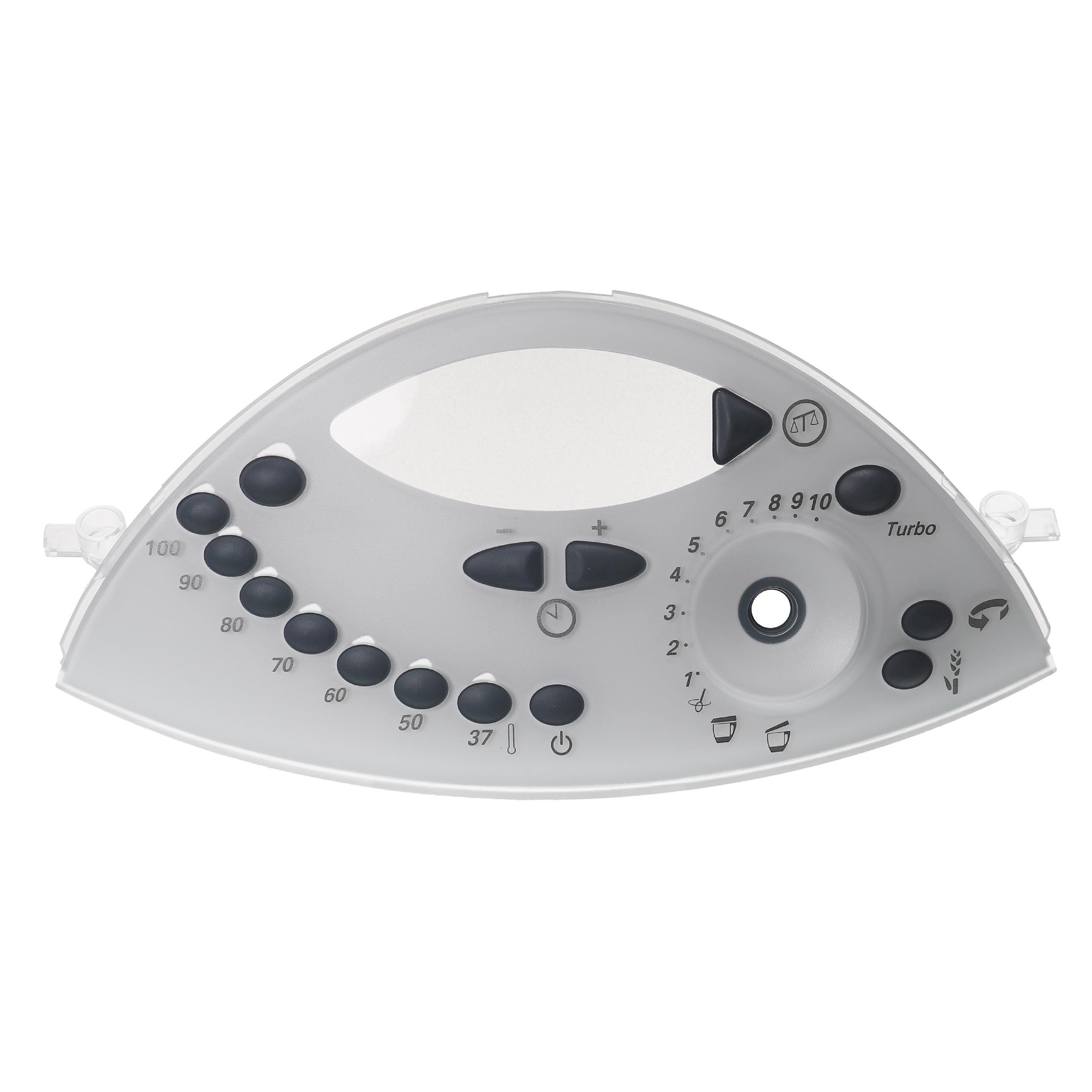 Vhbw pannello di controllo compatibile con Vorwerk Bimby TM31 robot da  cucina - Copertura anteriore, nero / bianco / grigio