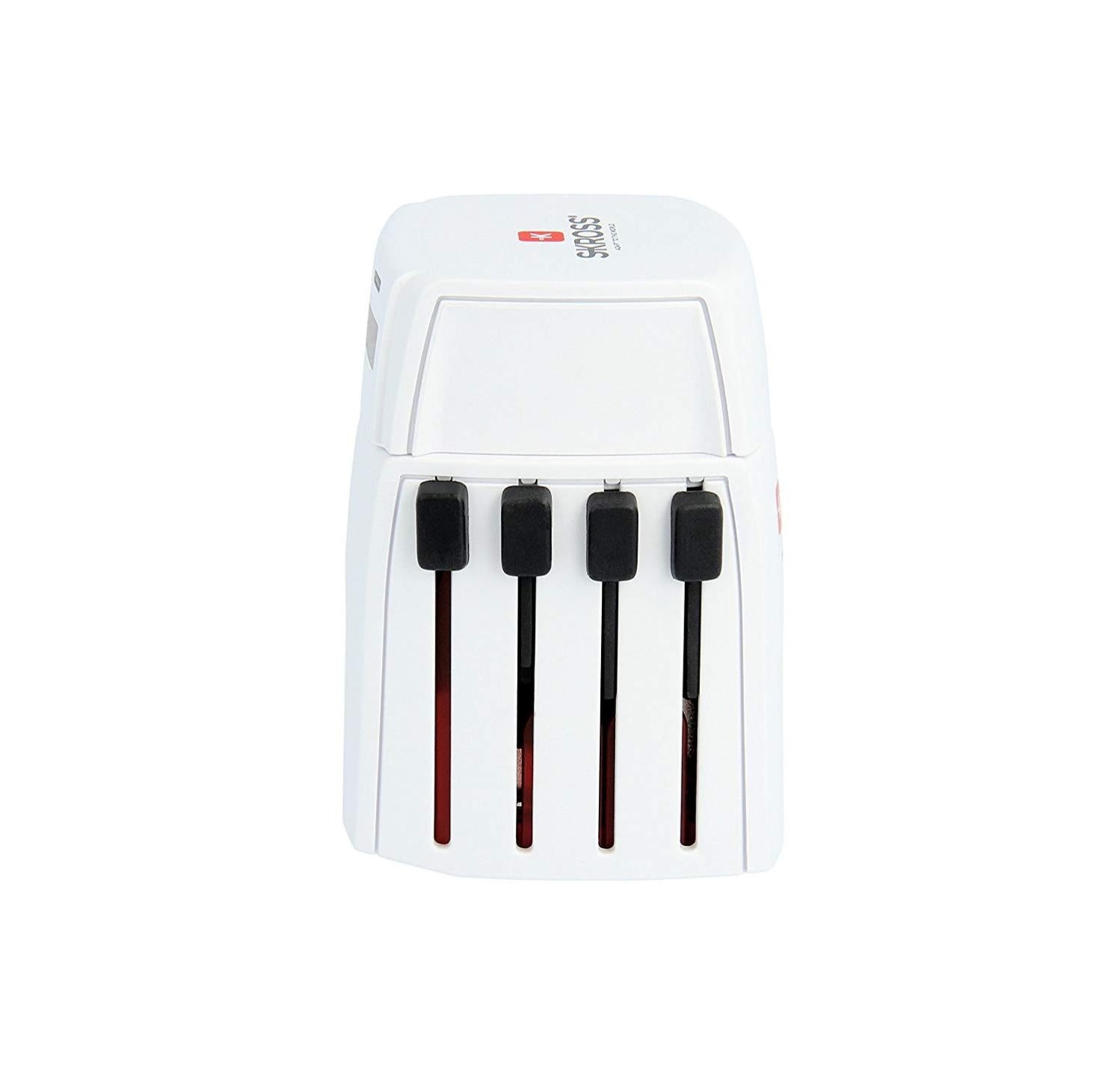 Adaptateur universel 30W avec ports USB/USB-C pour plusieurs pays