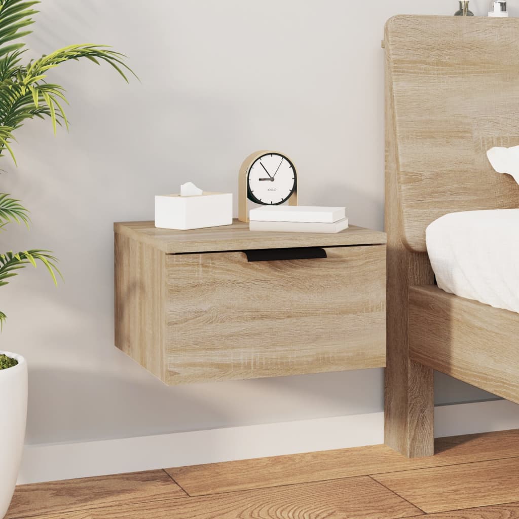VidaXL Comodini 2 Pz Grigio Cemento 50x32x60 Cm