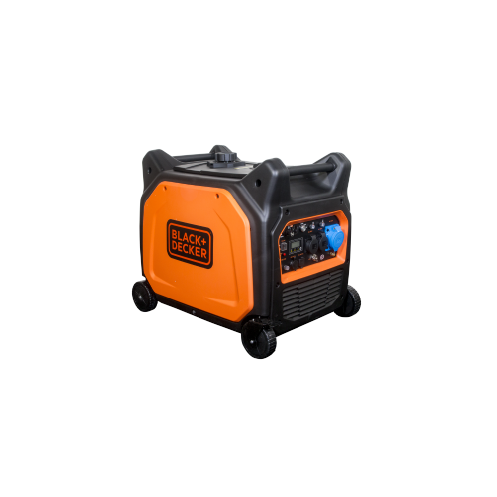 BLACK+DECKER Groupe électrogène 6,5Kw Essence 230V Inverter Insonorisé BXGNi6500E