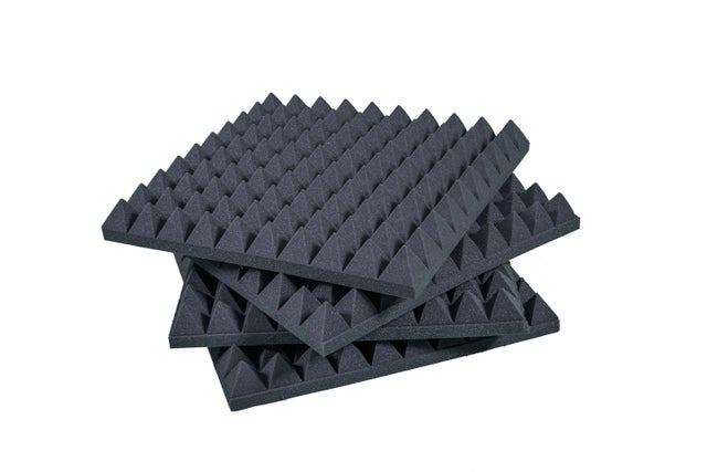 Pannelli Fonoassorbenti Piramidali Correzione Acustica 100x100x6 D25