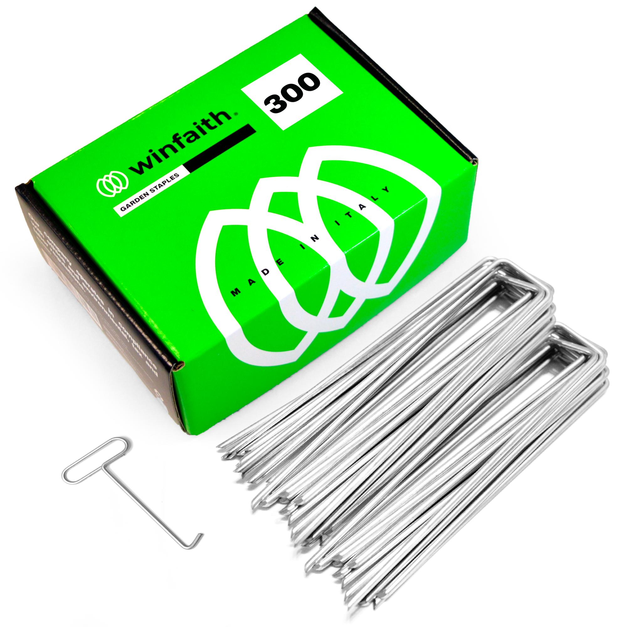 100 Picchetti A U Da Giardino In Acciaio Zincato – 150x25mm – Fissaggio Per Teli Pacciamatura E Tende