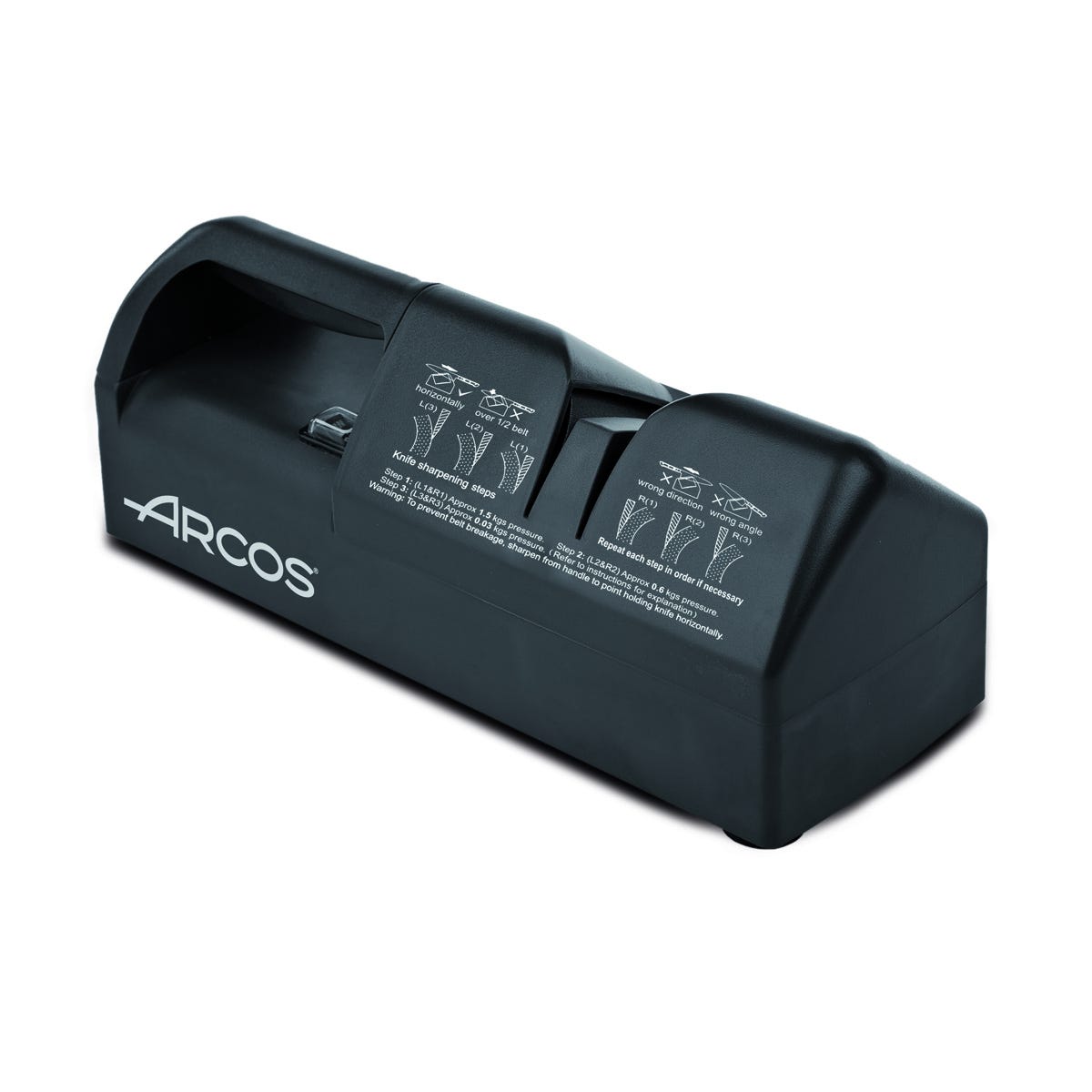 Affilacoltelli elettrici per uso professionale Arcos 610500 plastica in  scatola