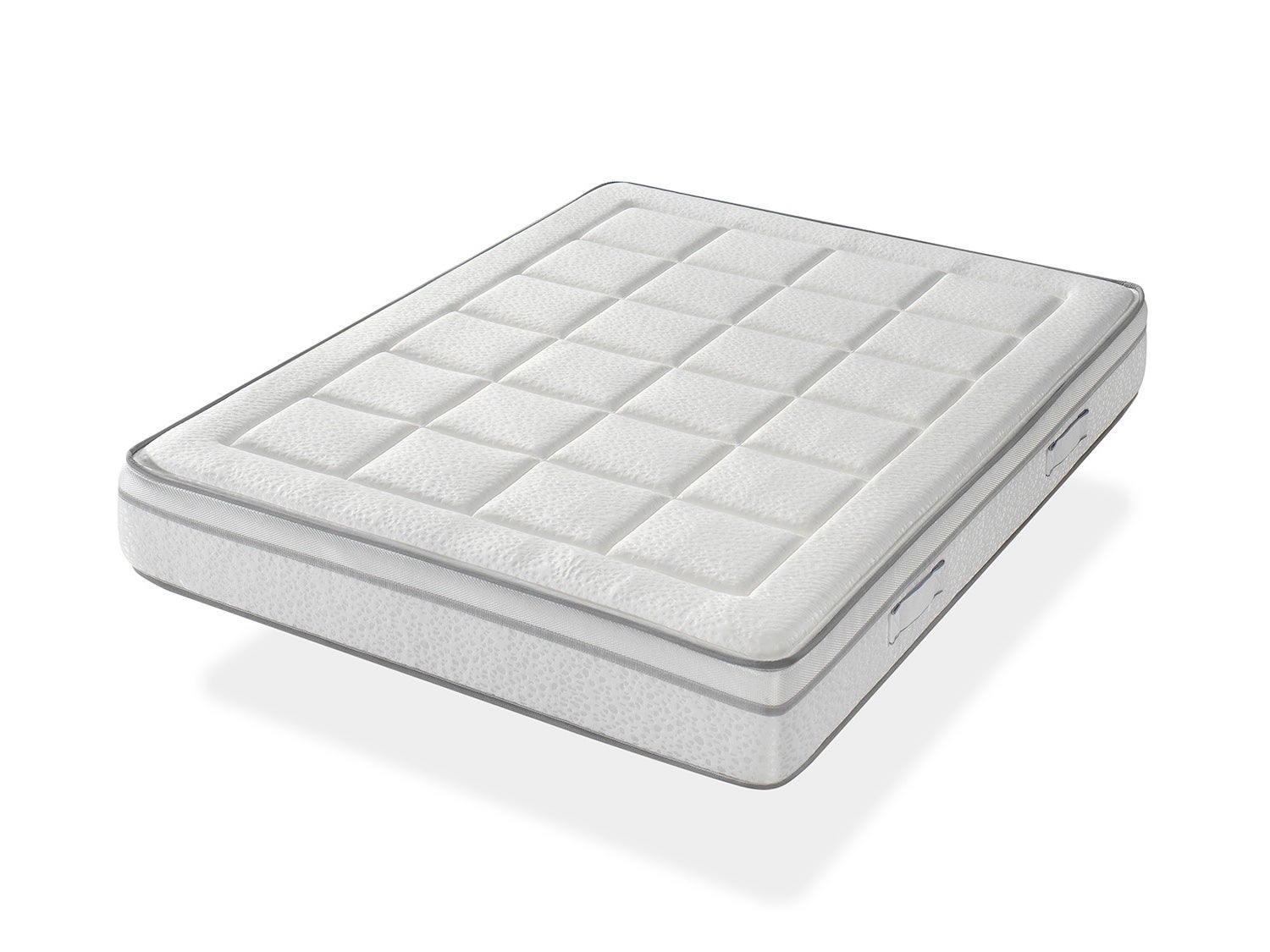 Colchon hidra visco 140x200, altura 22 cm, espuma h.r con viscoelástica, adaptable, firme y elegante