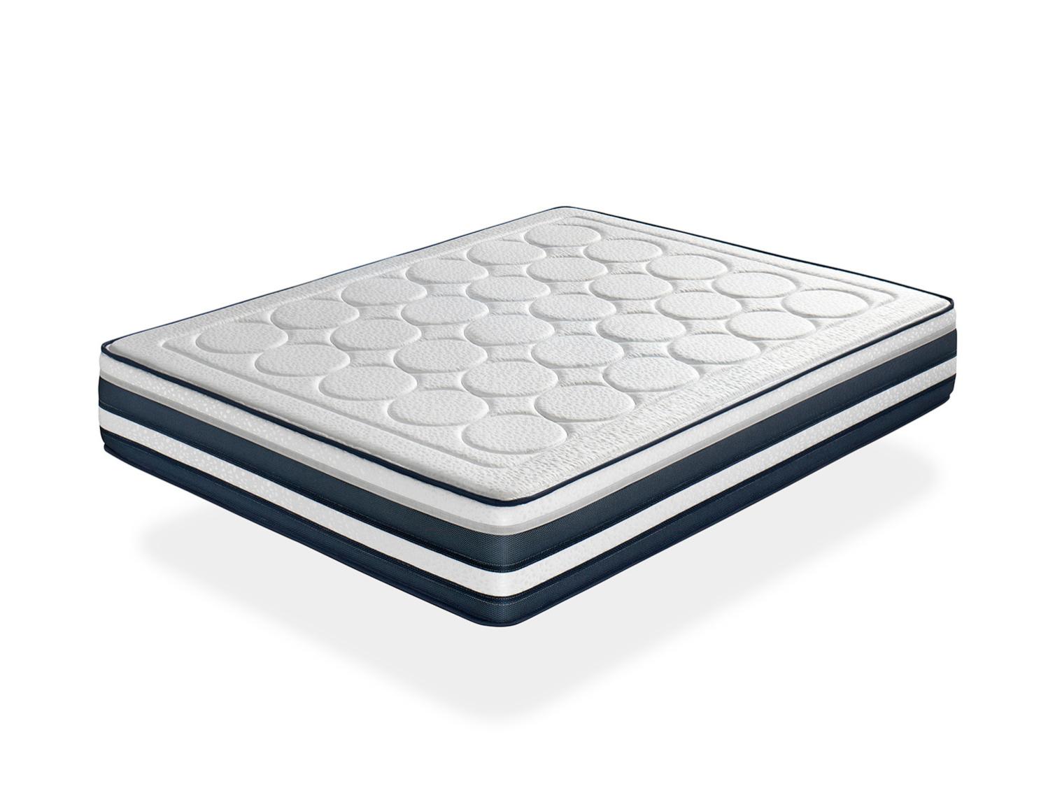 Colchon columbatex 150x200, altura 26 cm, viscoelástica, latex y soporte lumbar. adaptable y transpirable